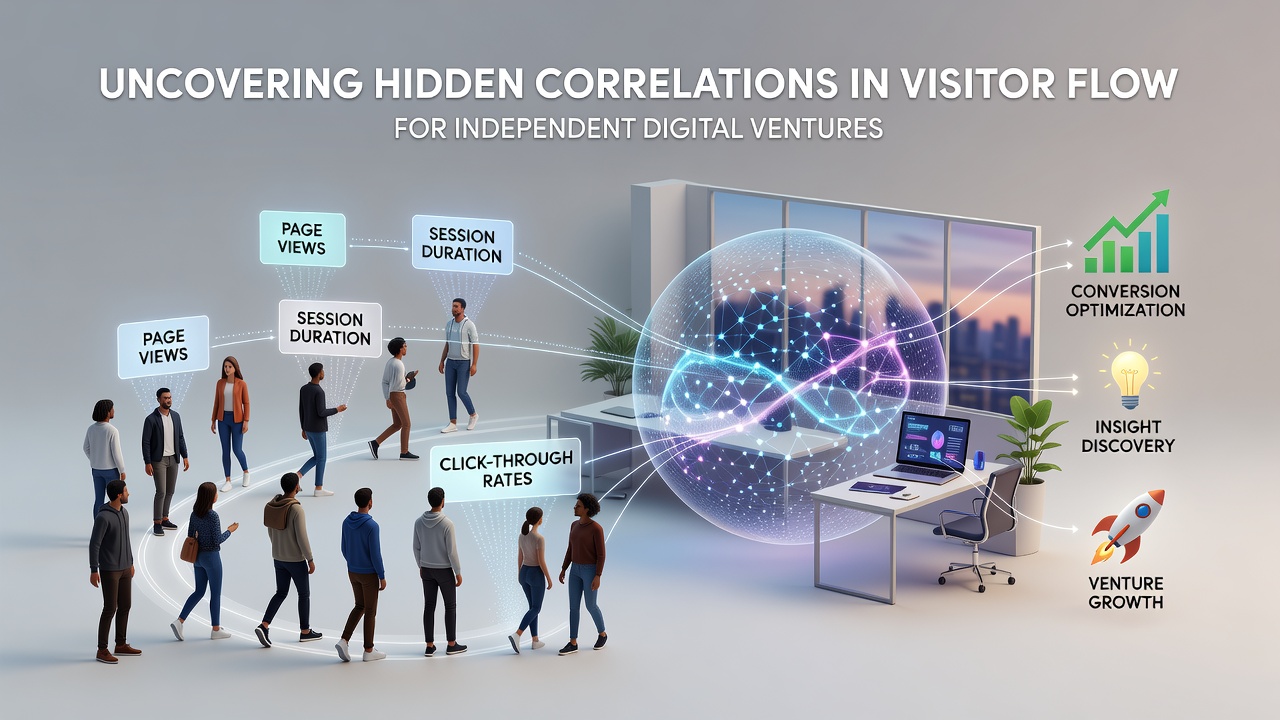 Uncovering Hidden Correlations in Visitor Flow for Independent Digital Ventures